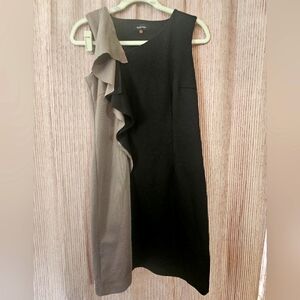 Spence Asymmetrical Black & Grey Dress - Size 4